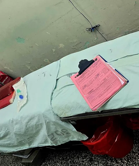 Arbeitsplatz im Krankenhaus in Peru